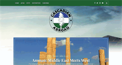 Desktop Screenshot of cascadianabroad.com